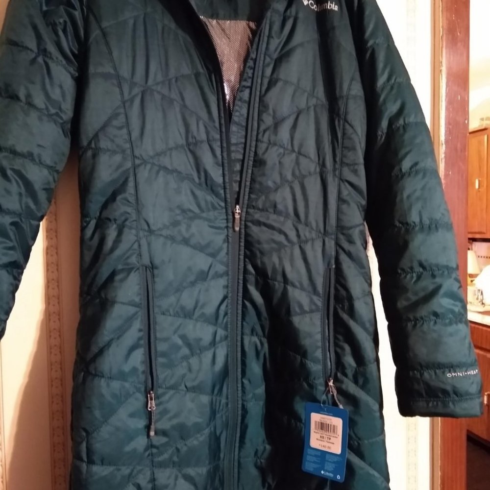 Columbia Mighty Lite hooded jacket / hunter green